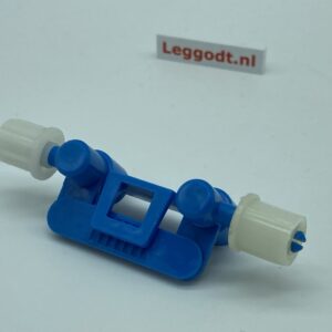 PLASTICANT: Steering gear with Wheel Holders - blue