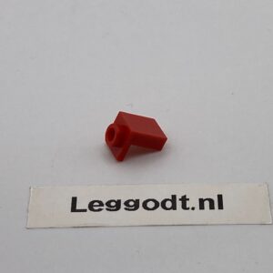 COBI: Bracket Tile DN 1 x 1 Plate Thin 1/2 x 1 - red (czerwony)