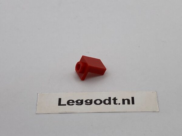 COBI: Bracket Tile DN 1 x 1 Plate Thin 1/2 x 1 - red (czerwony)