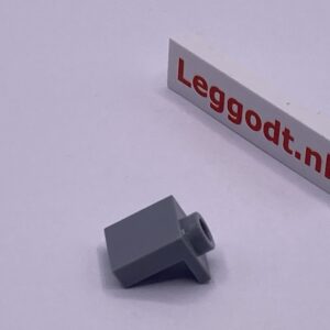 COBI: Bracket Tile DN 1 x 1 Plate Thin 1/2 x 1 - new grey (nowy szary)