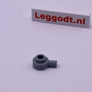 COBI: Plate Round 1 x 1 with Hollow Pivot and Bar - new grey (nowy szary)