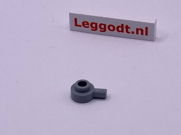 COBI: Plate Round 1 x 1 with Hollow Pivot and Bar - new grey (nowy szary)