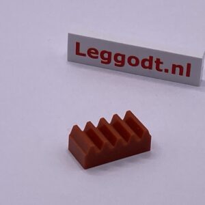 COBI: Technic, Gear 05 Tooth Rack - dark orange (ciemnopomaranczowy)