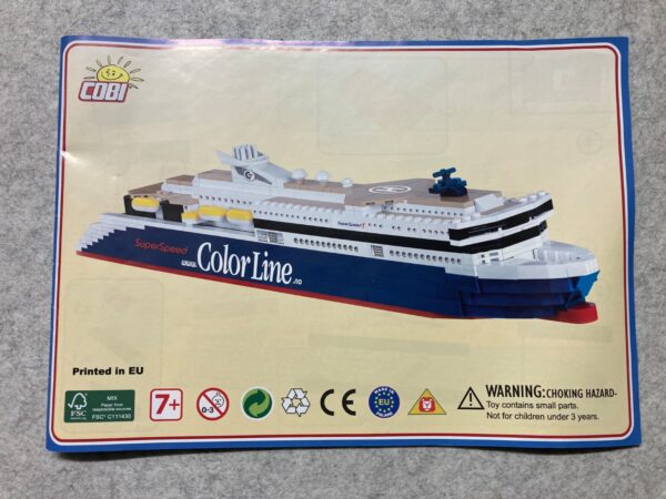 COBI: Instructions: Color Line 2 in 1 SuperSpeed 1 / SuperSpeed 2