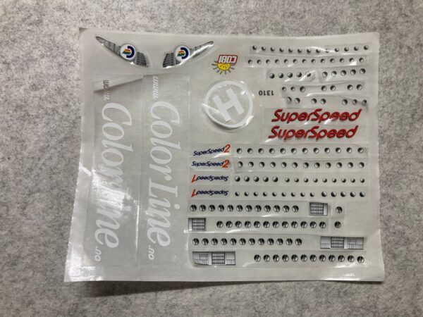 COBI: Stickersheet: Color Line 2 in 1 SuperSpeed 1 / SuperSpeed 2