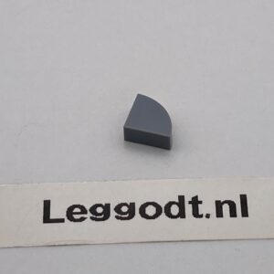 COBI: Tile Modified 1 x 1 with Rounded Corner (Open) - new grey (nowy szary)