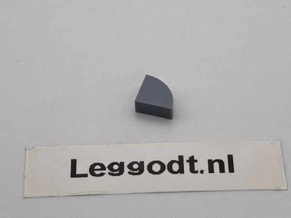 COBI: Tile Modified 1 x 1 with Rounded Corner (Open) - new grey (nowy szary)