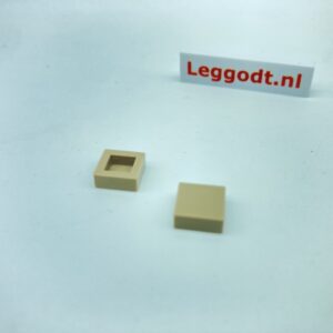 COBI: Tile 1 x 1 without Groove - beige (bezowy)