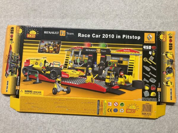 COBI: Packaging: RENAULT Team Race Car 2010 in Pitstop