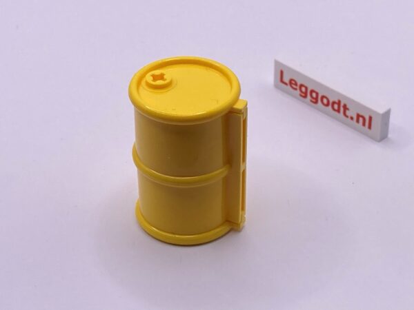 COBI: Tool, Barrel (Open) complete with 2 Lids - yellow (zolty)