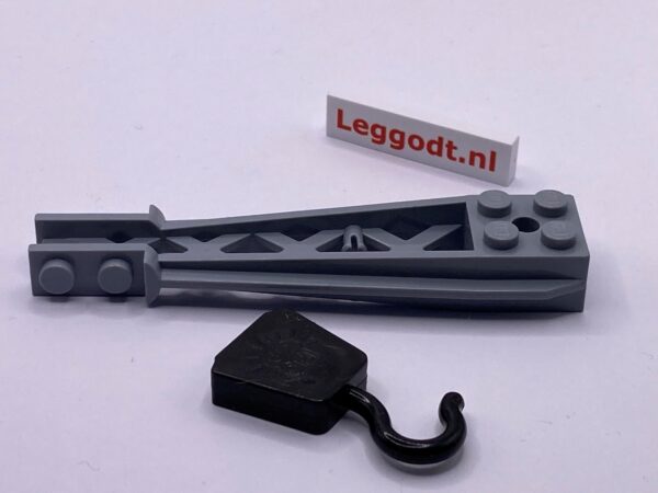 COBI: Ship, Crane Arm with Black Hook - grey (nowy szary)