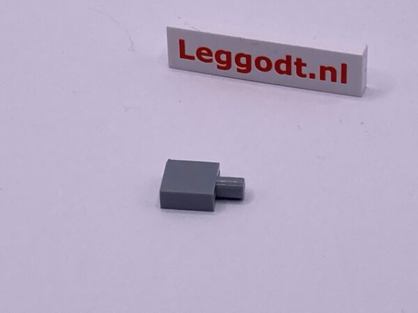 COBI: Tile Modified 1 1/2 x 1 with 1 Pivot on Top - new grey (nowy szary)