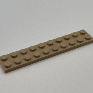 COBI: Plate 2 x 10 (with Mold Pip Pivot) - beige (bezowy)