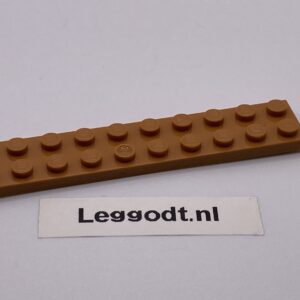 COBI: Plate 2 x 10 (with Mold Pip Pivot) - light brown (jasnobrazowy)