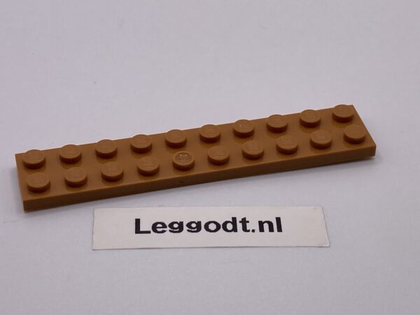 COBI: Plate 2 x 10 (with Mold Pip Pivot) - light brown (jasnobrazowy)