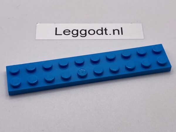 COBI: Plate 2 x 10 (with Mold Pip Pivot) - light blue (jasnoniebieski)