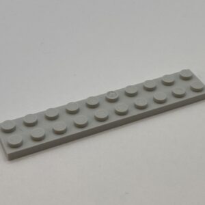 COBI: Plate 2 x 10 (with Mold Pip Pivot) - light grey (jasno szary)