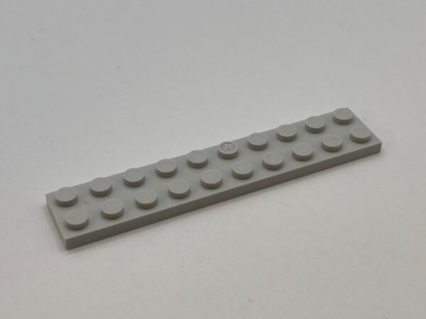 COBI: Plate 2 x 10 (with Mold Pip Pivot) - light grey (jasno szary)