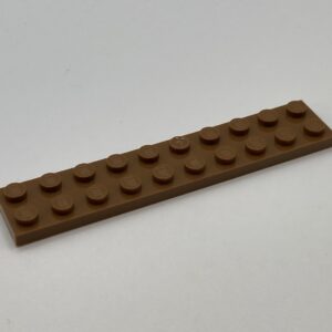 COBI: Plate 2 x 10 (with Mold Pip Pivot) - brown (brazowy)