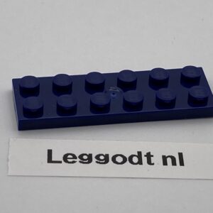 COBI: Plate 2 x 6 (with Mold Pip Central) - dark blue (ciemny niebieski)
