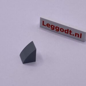 COBI: Slope Curved 3P 1 x 1 Steep - new grey (nowy szary)