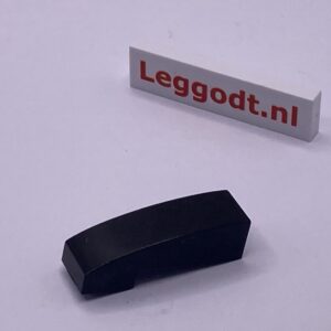 COBI: Slope Curved 3P 3 x 1 with Cutout Corner - black (czarny)
