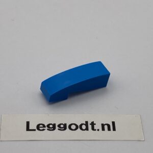 COBI: Slope Curved 3P 3 x 1 with Cutout Corner - light blue (jasnoniebieski)