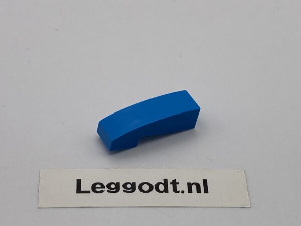 COBI: Slope Curved 3P 3 x 1 with Cutout Corner - light blue (jasnoniebieski)