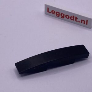 COBI: Slope Curved 3P 5 x 1 with Cutout Corners - black (czarny)