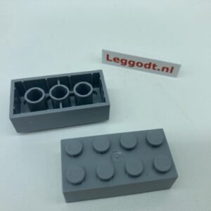 COBI: Brick 2 x 4 (with Mold Pip Central) - new grey (nowy szary)
