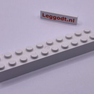 COBI: Brick 2 x 10 (Mold Pip Central) - white (bialy)