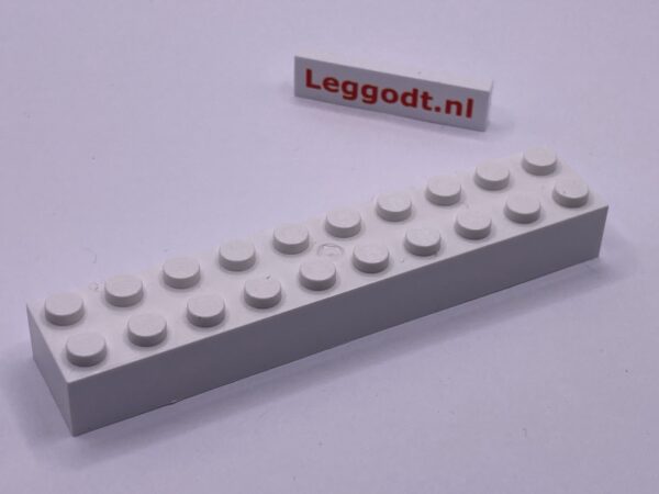 COBI: Brick 2 x 10 (Mold Pip Centre) - white (bialy)