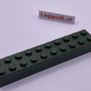COBI: Brick 2 x 10 (Mold Pip Central) - dark green military (ciemnozielony wojskowy/militarny)