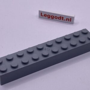 COBI: Brick 2 x 10 (Mold Pip Central) - new grey (nowy szary)
