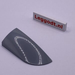 COBI: Slope Curved Modified 3P 2 x 5 Wedge Left (Lewy) - new grey (nowy szary)