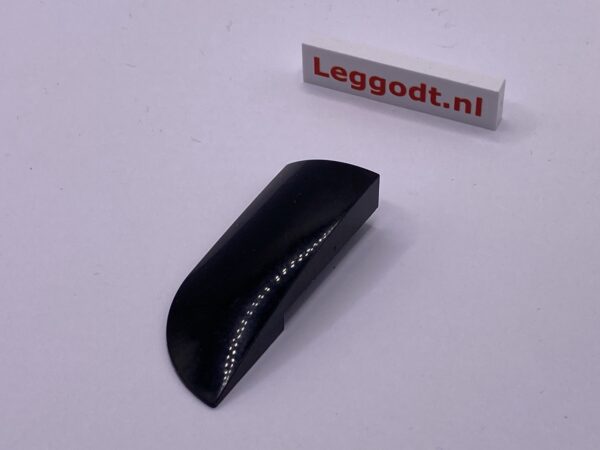 COBI: Slope Curved Modified 3P 2 x 5 Wedge Left (Lewy) - black (czarny)