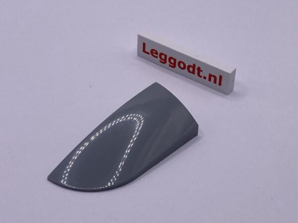 COBI: Slope Curved Modified 3P 2 x 5 Wedge Right (Prawy) - new grey (nowy szary)