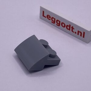 COBI: Slope Curved Modified Pivot 3P 1 x 2 with Plate 2 x 2 Steep - new grey (nowy szary)