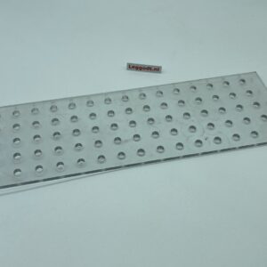 PHILIFORM: plaat 1-2-3-4-5 J2-K-L-M-N-O-P-Q-R-S-T-U-V-W-X - transparant helder