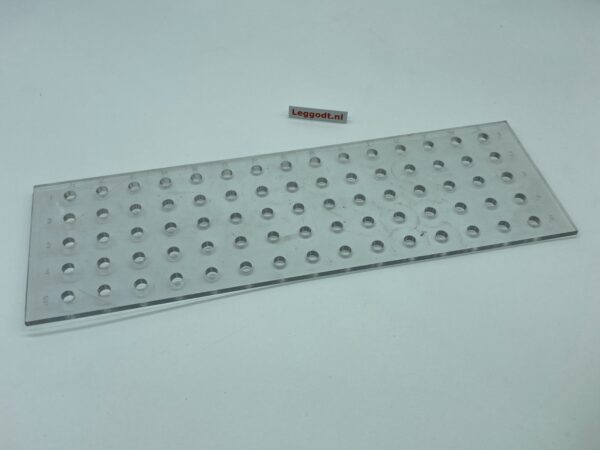 PHILIFORM: plaat 1-2-3-4-5 J2-K-L-M-N-O-P-Q-R-S-T-U-V-W-X - transparant helder