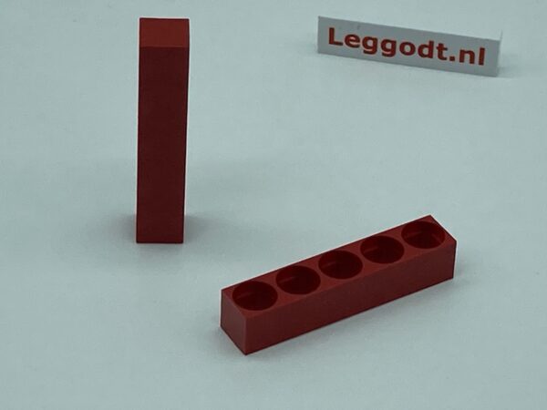PHILIFORM: 5-gats strip (beide zijden) - rood