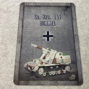 COBI: Books: Game Card Sd. Kfz. 165 HUMMEL