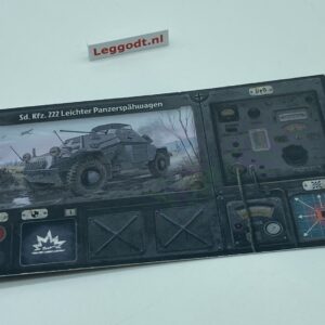 COBI: Tank Wars, Vehicle card #6 Sd. Kfz. 222 Leichter Panzerspähwagen