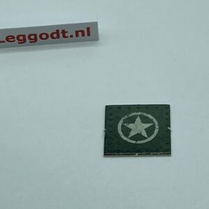 COBI: Tank Wars, Armor token #1 - dark green military (ciemnozielony wojskowy/militarny)