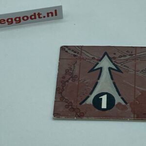 COBI: Tank Wars, Command token #1 Straight ahead - dark green military (ciemnozielony wojskowy/militarny)