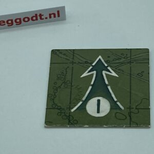 COBI: Tank Wars, Command token #1 Straight ahead - graphite (grafitowy)