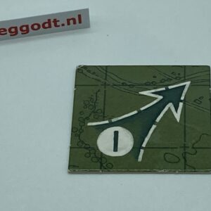 COBI: Tank Wars, Command token #1 Right - graphite (grafitowy)