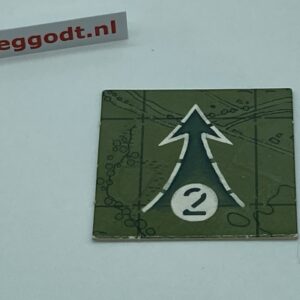 COBI: Tank Wars, Command token #2 Straight ahead - graphite (grafitowy)