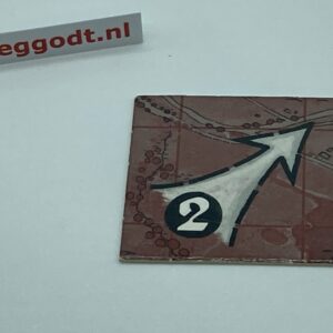 COBI: Tank Wars, Command token #2 Right - dark green military (ciemnozielony wojskowy/militarny)