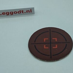 COBI: Tank Wars, Gunfire token #2 - dark brown (ciemny braz)